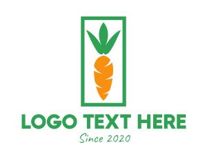 All Natural - Vegetable Carrot Farm logo design