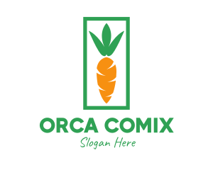 Vegetable Carrot Farm Logo