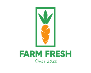 Vegetable Carrot Farm logo design