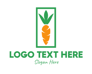 Vegetable Carrot Farm Logo