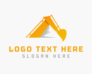 Mountain - Excavator Mountain Contractor logo design