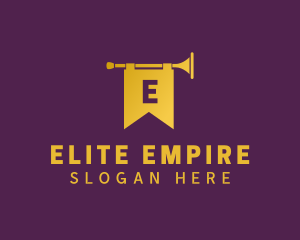 Royal Trumpet Banner logo design