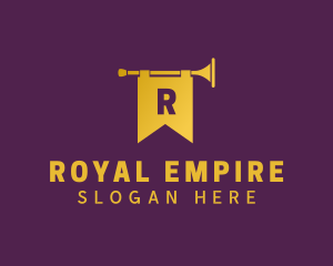 Empire - Royal Trumpet Banner logo design