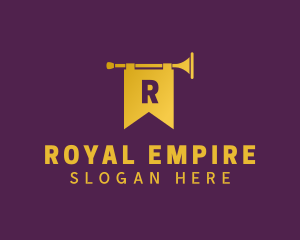 Royal Trumpet Banner logo design