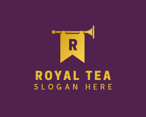 Royal Trumpet Banner logo design