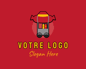 Snack - Retro Hot Dog Stall logo design
