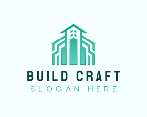 Architect Roof Building logo design