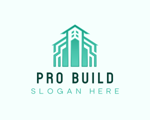 Architect Roof Building logo design