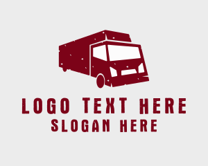 Forwarding - Freight Transport Truck logo design