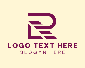 Purple - Professional Letter R logo design