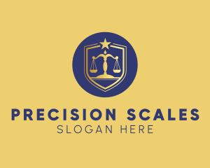Scales - Legal Justice Scales logo design