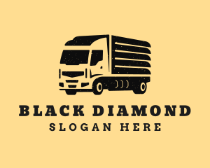 Delivery Freight Truck logo design