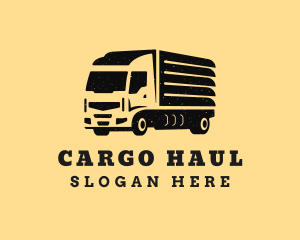 Delivery Freight Truck logo design