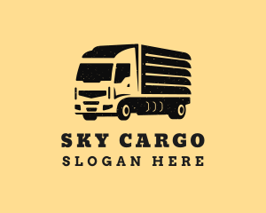 Delivery Freight Truck logo design