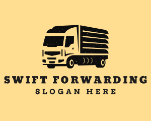 Delivery Freight Truck logo design