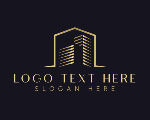 Elegant - Real Estate Building Property logo design