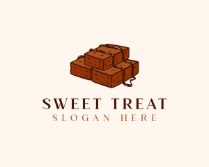 Brownies - Chocolate Brownies Dessert logo design