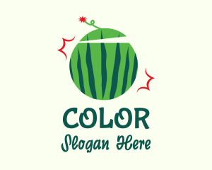 Watermelon Fruit Bomb Logo