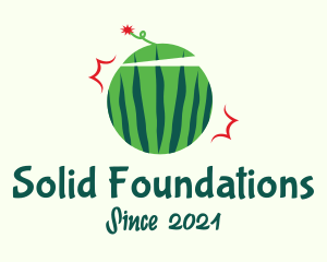 Juice Stand - Watermelon Fruit Bomb logo design