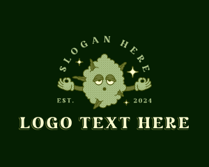 Ganja - Hemp Marijuana Weed logo design