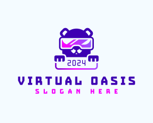 Bear Digital VR logo design