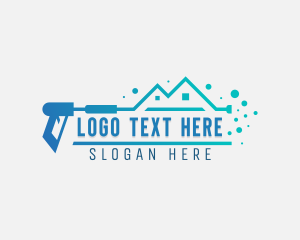 Washer - Pressure Washer Cleaner logo design