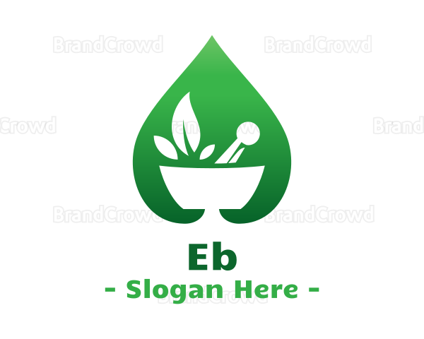 Green Salad Leaf Logo