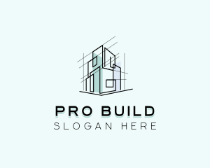 Architectural Building Structure logo design