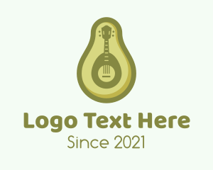Performer - Avocado Guitar Music logo design