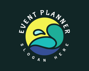 Island - Ocean Splash Resort logo design