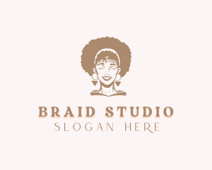 Braid - Hair Styling Salon Woman logo design