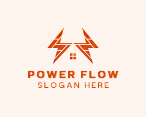 Lightning Bolt Power logo design