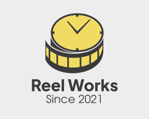 Reel - Cinema Reel Time logo design