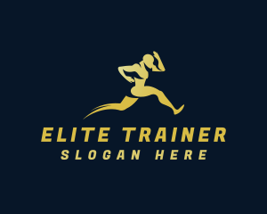 Human Sprint Traning logo design