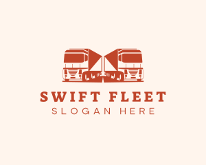 Fleet Trucking Vehicle logo design