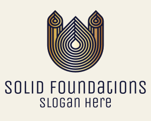 Eid - Gold Muslim Mosque logo design