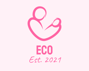 Woman Maternity Pediatrician  logo design