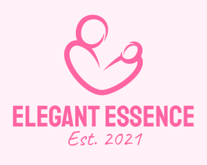 Woman - Woman Maternity Pediatrician logo design