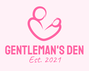 Woman Maternity Pediatrician  logo design