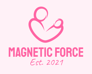 Woman Maternity Pediatrician  logo design