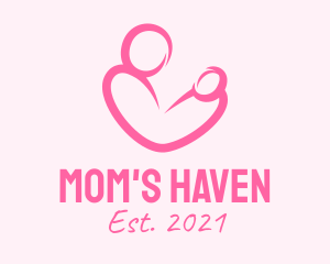 Mom - Woman Maternity Pediatrician logo design