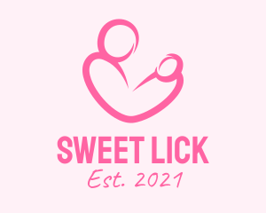 Woman Maternity Pediatrician  logo design