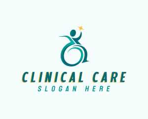 Physiotherapy Wheelchair Clinic logo design