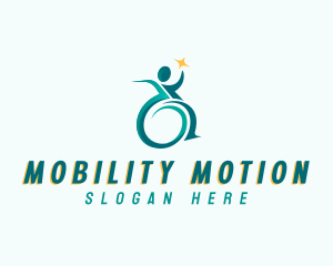 Wheelchair - Physiotherapy Wheelchair Clinic logo design
