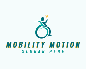 Physiotherapy Wheelchair Clinic logo design