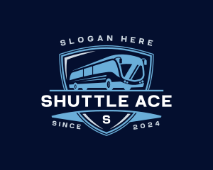 Shuttle Bus Transportation logo design