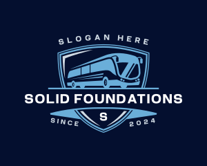 Road Trip - Shuttle Bus Transportation logo design