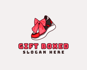  Sneaker Gift Ribbon logo design