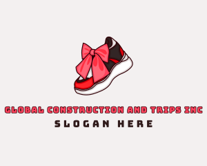  Sneaker Gift Ribbon logo design