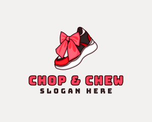 Sportswear - Sneaker Gift Ribbon logo design